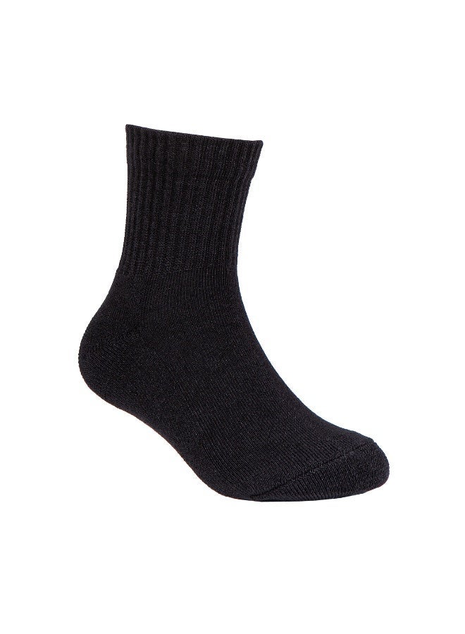 STITCH Boys Pack of 3 Half Terry L- Shape Plain Casual Socks - Image 2